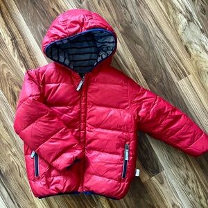Hanna Andersson reversible down jacket. Kids size 120.